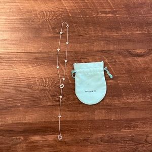 Tiffany and Co. Sterling silver heart necklace, gently used